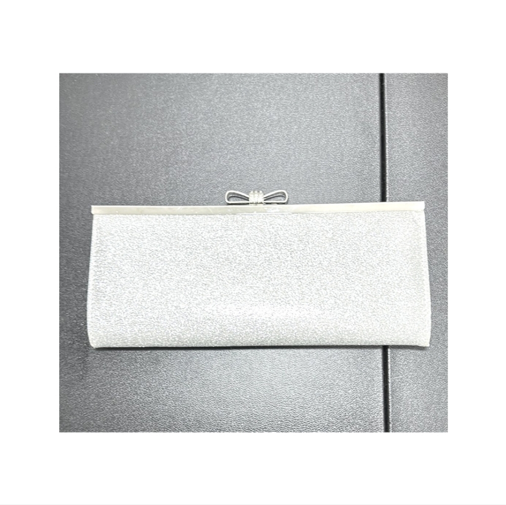 💎INC International Concepts Silver Evening Clutch Bag - Picture 2 of 4